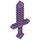 LEGO Medium Lavender Minecraft Sword (18787)