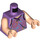 LEGO Mittlerer Lavendel Minifigur Torso mit Paisley Patterned Tank oben (973 / 76382)