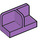 LEGO Medium Lavender Panel 1 x 2 x 1 with Thin Central Divider and Rounded Corners (18971 / 93095)