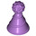 LEGO Medium lavendel Party Hoed met Klein Pin (24131)