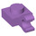 LEGO Mittlerer Lavendel Platte 1 x 1 mit Horizontaler Clip (Dick geöffneter O-Clip) (52738 / 61252)