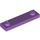 LEGO Medium lavendel Plate 1 x 4 med To Knotter med Rille (41740)