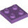 LEGO Medium Lavender Plate 2 x 2 (3022 / 94148)