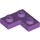 LEGO Medium lavendel Plaat 2 x 2 Hoek (2420)