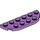 LEGO Medium Lavender Plate 2 x 6 with Rounded Corners (18980)