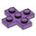 LEGO Medium Lavender Plate 3 x 3 Cross (15397)