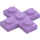 LEGO Medium Lavender Plate 3 x 3 Cross (15397)