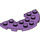 LEGO Medium lavendel Plaat 3 x 6 Ronde Halve Cirkel met Uitsparing (18646)