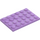 LEGO Medium Lavender Plate 4 x 6 (3032)