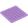 LEGO Medium Lavender Plate 6 x 6 Flex (79998)