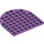 LEGO Medium lavendel Plaat 8 x 8 Ronde Halve Cirkel (41948)