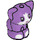 LEGO Medium Lavender Sitting Cat (Small) with Purple Nose (72530 / 77304)