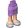 LEGO Medium lavendel Rok met Kant Wrinkles met Blauw sandals (11407)