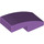 LEGO Medium Lavender Slope 1 x 2 Curved (3593 / 11477)