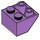 LEGO Medium lavendel Helling 2 x 2 (45°) Omgekeerd met platte afstandsring eronder (3660)