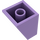 LEGO Medium lavendel Helling 2 x 2 x 2 (65°) met buis aan de onderzijde (3678)