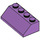 LEGO Medium Lavender Slope 2 x 4 (45°) with Rough Surface (3037)