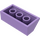 LEGO Medium lavendel Helling 2 x 4 (45°) met ruw oppervlak (3037)