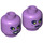 LEGO Medium Lavender Spider Queen Minifigure Head (Recessed Solid Stud) (3626 / 66058)