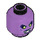 LEGO Medium Lavender Spider Queen Minifigure Head (Recessed Solid Stud) (3626 / 66058)