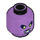 LEGO Mittlerer Lavendel Spinne Queen Minifigure Kopf (Einbau-Vollbolzen) (3626 / 66058)