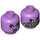 LEGO Mittlerer Lavendel Spinne Queen Minifigure Kopf (Einbau-Vollbolzen) (3626 / 76833)