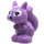 LEGO Medium Lavender Squirrel with White Swirls and Patches (31869)