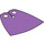 LEGO Mittlerer Lavendel Standard Umhang mit Bright Light Orange Der Rücken mit normaler gestärkter Textur (20458 / 40460)