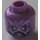 LEGO Medium Lavender Taserface Minifigure Head (Recessed Solid Stud) (3626 / 32638)