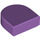 LEGO Medium Lavender Tile 1 x 1 Half Oval (24246 / 35399)