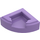 LEGO Medium Lavender Tile 1 x 1 Quarter Circle (25269 / 84411)