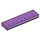 LEGO Medium Lavendel Bricka 1 x 4 med Svart Lines (2431 / 38574)