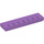 LEGO Medium Lavendel Bricka 1 x 4 med Svart Lines (2431 / 38574)