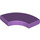 LEGO Medium Lavender Tile 2 x 2 Curved Corner (27925)