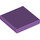 LEGO Medium Lavender Tile 2 x 2 with Groove (3068 / 88409)