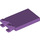 LEGO Medium Lavender Tile 2 x 3 with Horizontal Clips (Thick Open &#039;O&#039; Clips) (30350 / 65886)