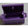 LEGO Medium Lavender Treasure Chest with Lid (Thick Hinge with Slots in Back)