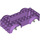 LEGO Medium lavendel Voertuig Basis met Medium Stone Grijs Wiel Holders (1813 / 12622)