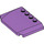 LEGO Medium Lavender Wedge 4 x 6 Curved (52031)
