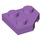 LEGO Medium Lavender Wedge Plate 2 x 2 Cut Corner (26601)