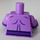 LEGO Mittlerer Lavendel Wonder Twin Zan Minifig Torso (973 / 16360)