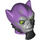 LEGO Medium Lavender Zeb Orrelios Head (18416)