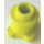 LEGO Citron moyen Brique 1 x 1 x 0.7 Rond avec Fleur Base (33286)
