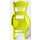 LEGO Medium Lime Dining Table Chair (6925)