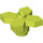LEGO Medium Lime Flower 2 x 2 with Angular Leaves (4727)