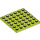LEGO Medium Lime Plate 6 x 6 (3958)