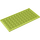 LEGO Medium Lime Tile 6 x 12 with Studs on 3 Edges (6178)