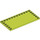 LEGO Medium Lime Tile 6 x 12 with Studs on 3 Edges (6178)