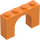 LEGO Medium Orange Arch 1 x 4 x 2 (6182)