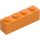 LEGO Středně oranžová Kostka 1 x 4 (3010 / 6146)